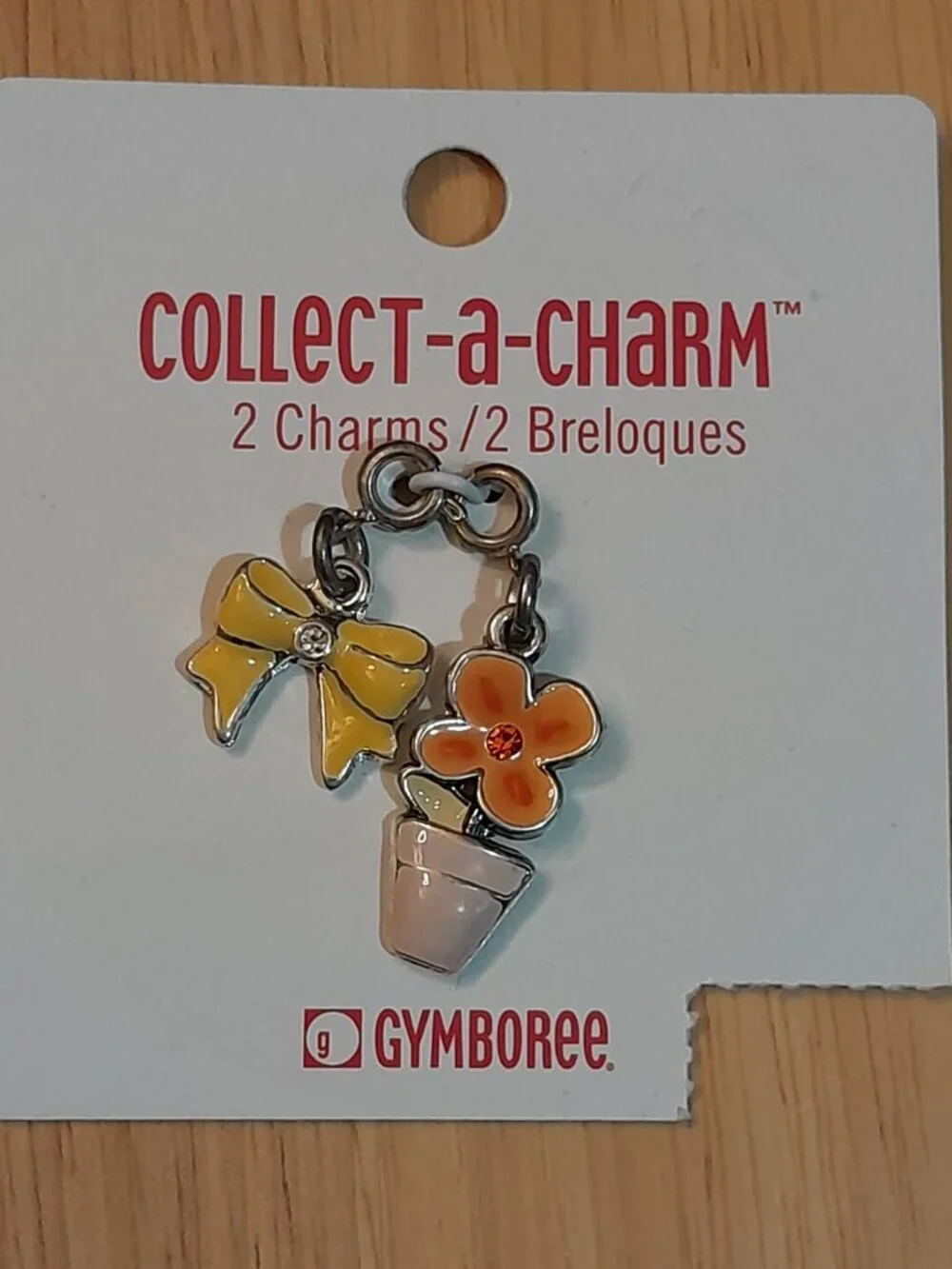 Gymboree Flower and Bow Charms Vintage 2005 Spring Wildflower Fields Line